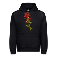 Black Indian Paintbrush Urban Hoodie - LillyAllenDesigns