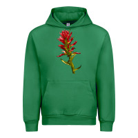 Emerald Indian Paintbrush Urban Hoodie - LillyAllenDesigns