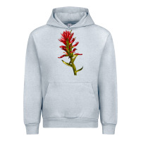 Heather Grey Indian Paintbrush Urban Hoodie - LillyAllenDesigns