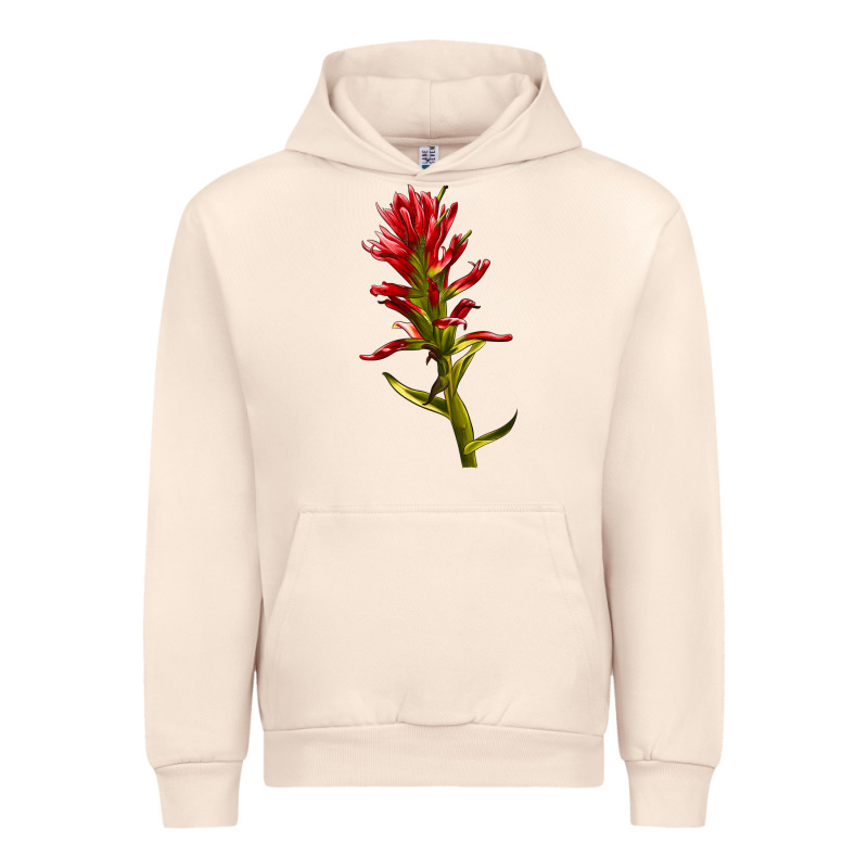 Indian Paintbrush Urban Hoodie by LillyAllenDesigns | Teevron