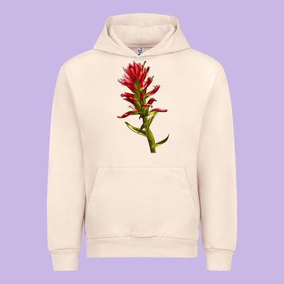Indian Paintbrush Urban Hoodie Designed By Lillyallendesigns