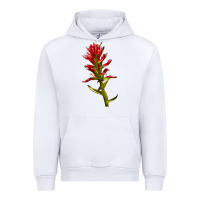 White Indian Paintbrush Urban Hoodie - LillyAllenDesigns