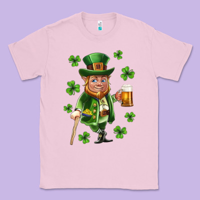 St Patricks Elf Classic Tee Designed By Neo Western