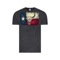 Vintage Black texas flag Vintage Tee - BarkalooDesign