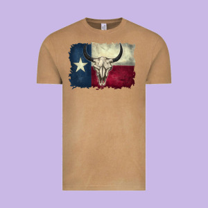 Texas Flag Vintage Tee Designed By Barkaloodesign