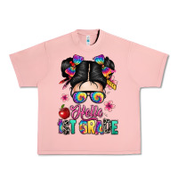 Salmon hello first grade Urban Heavy Tee - texasbilliewilder