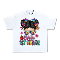 White hello first grade Urban Heavy Tee - texasbilliewilder