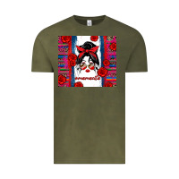 Vintage Olive mamacita serape Vintage Tee - Zillion Design Studio