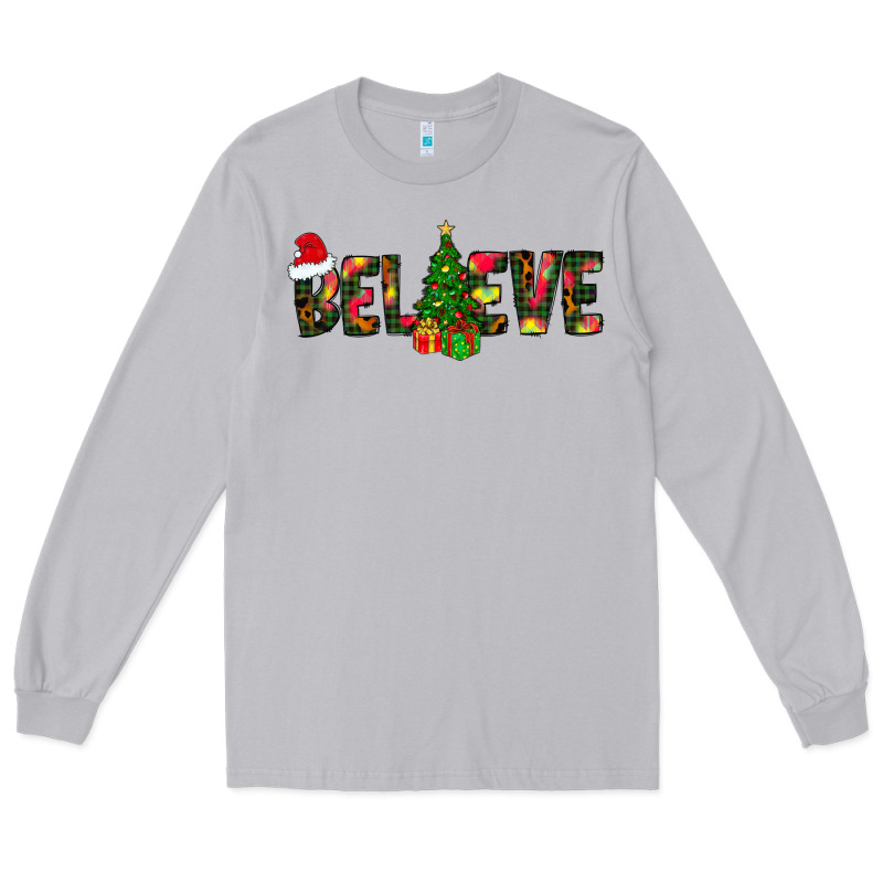Believe Christmas Long Sleeve Tee by CowhideDigitalArt | Teevron