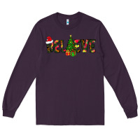Plum believe christmas Long Sleeve Tee - CowhideDigitalArt