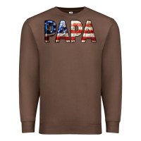 Chestnut American Papa Premium Sweatshirt - LillyAllenDesigns