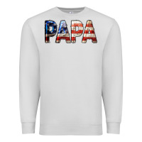 Dove Grey American Papa Premium Sweatshirt - LillyAllenDesigns