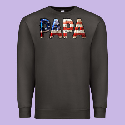 American Papa Premium Sweatshirt Designed By Lillyallendesigns