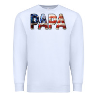 White American Papa Premium Sweatshirt - LillyAllenDesigns