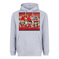 Heather Grey ladybug gnomies Heavyweight Hoodie - BarkalooDesign
