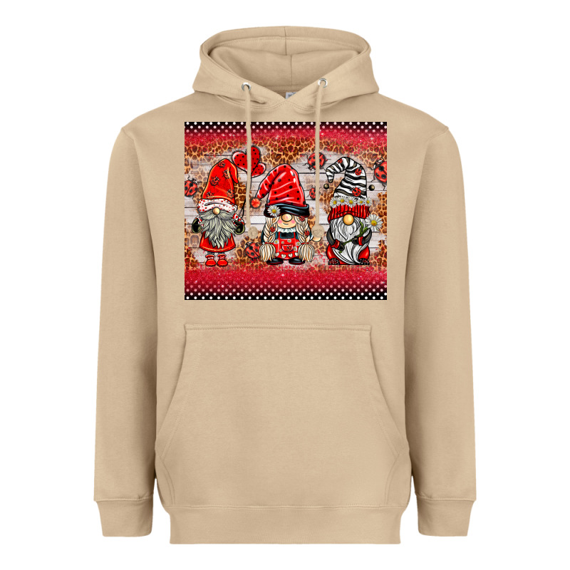 Ladybug Gnomies Heavyweight Hoodie by BarkalooDesign | Teevron