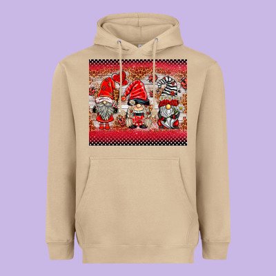 Ladybug Gnomies Heavyweight Hoodie Designed By Barkaloodesign