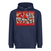 Navy ladybug gnomies Heavyweight Hoodie - BarkalooDesign