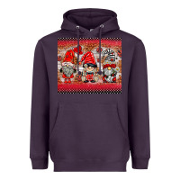 Plum ladybug gnomies Heavyweight Hoodie - BarkalooDesign