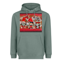Sage ladybug gnomies Heavyweight Hoodie - BarkalooDesign