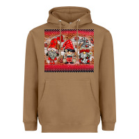 Toasted Coconut ladybug gnomies Heavyweight Hoodie - BarkalooDesign