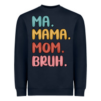 Navy ma mama mom bruh Heavyweight Sweatshirt - MaliasSmallBusiness