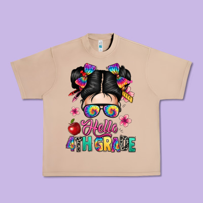 Hello Fourth Grade Urban Heavy Tee Designed By Texasbilliewilder