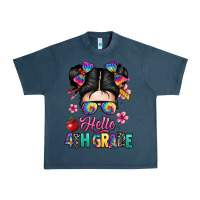 Midnight Navy hello fourth grade Urban Heavy Tee - texasbilliewilder