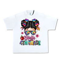 White hello fourth grade Urban Heavy Tee - texasbilliewilder