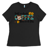 Black first we drink coffee then we do this Ladies Tee - AdoDesignShop