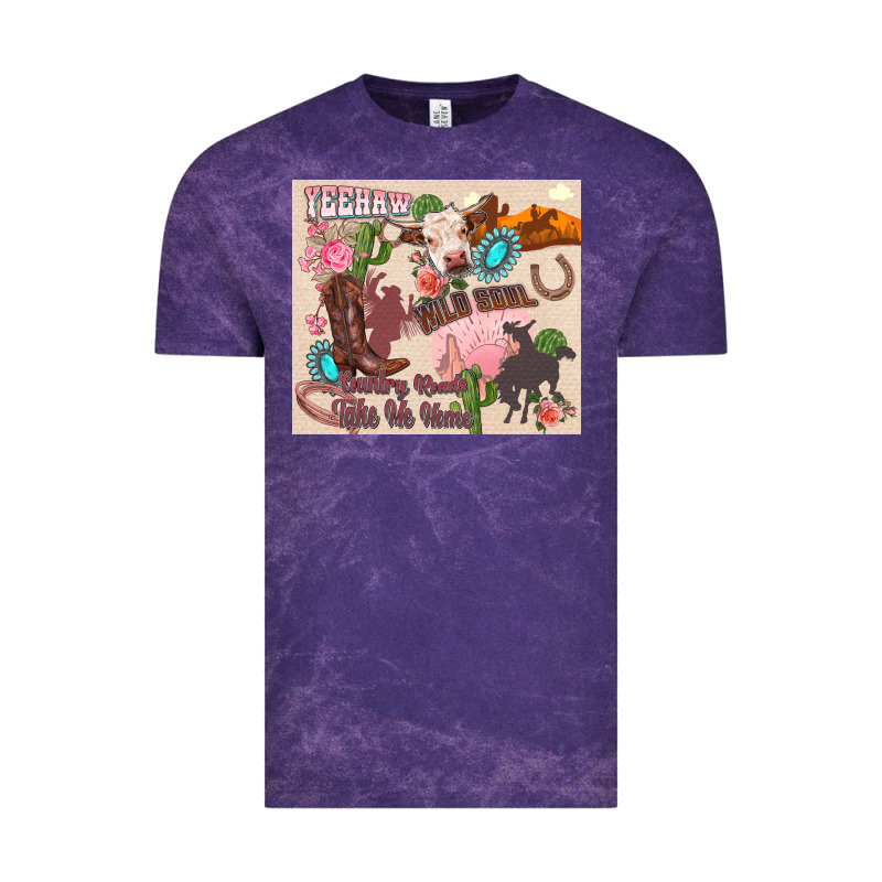 Yeehaw Western Vintage Tee by Zillion Design Studio | Teevron