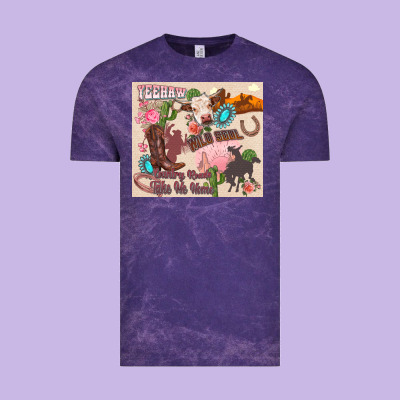 Yeehaw Western Vintage Tee Designed By Zillion Design Studio