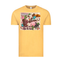 Vintage Mustard yeehaw western Vintage Tee - Zillion Design Studio