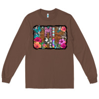 Chestnut mimi floral background Long Sleeve Tee - HRA Design Shop