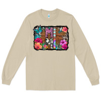 Mushroom mimi floral background Long Sleeve Tee - HRA Design Shop