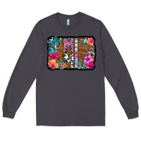Smoke mimi floral background Long Sleeve Tee - HRA Design Shop