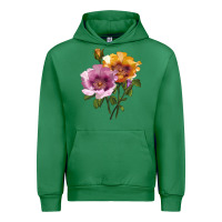 Emerald In Your Eyes Rose Urban Hoodie - LillyAllenDesigns