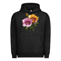 Pigment Black In Your Eyes Rose Urban Hoodie - LillyAllenDesigns