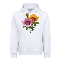 White In Your Eyes Rose Urban Hoodie - LillyAllenDesigns