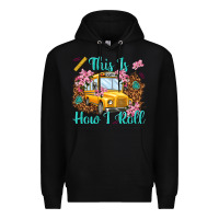 Black this is how i roll Premium Hoodie - NancyCooperArtShop