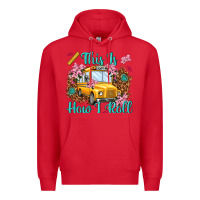 Red this is how i roll Premium Hoodie - NancyCooperArtShop