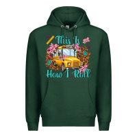 Sports Green this is how i roll Premium Hoodie - NancyCooperArtShop