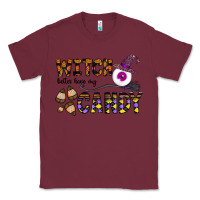Burgundy Witch Better Have My Candy Classic Tee - CowhideDigitalArt