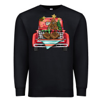 Black Christmas truck Premium Sweatshirt - BarkalooDesign