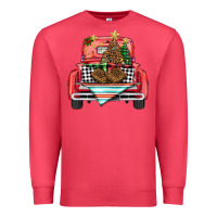 Cardinal Christmas truck Premium Sweatshirt - BarkalooDesign