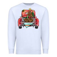 White Christmas truck Premium Sweatshirt - BarkalooDesign