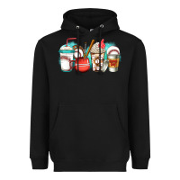 Black baseball coffee cups Heavyweight Hoodie - Jasminsmagicworld