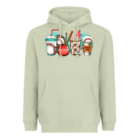 Matcha baseball coffee cups Heavyweight Hoodie - Jasminsmagicworld