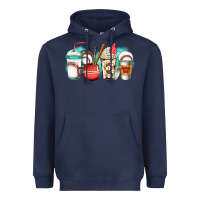 Navy baseball coffee cups Heavyweight Hoodie - Jasminsmagicworld