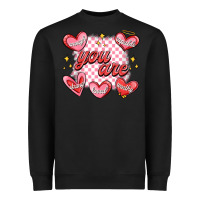 Black valentines day positive affirmations Heavyweight Sweatshirt - MaliasSmallBusiness